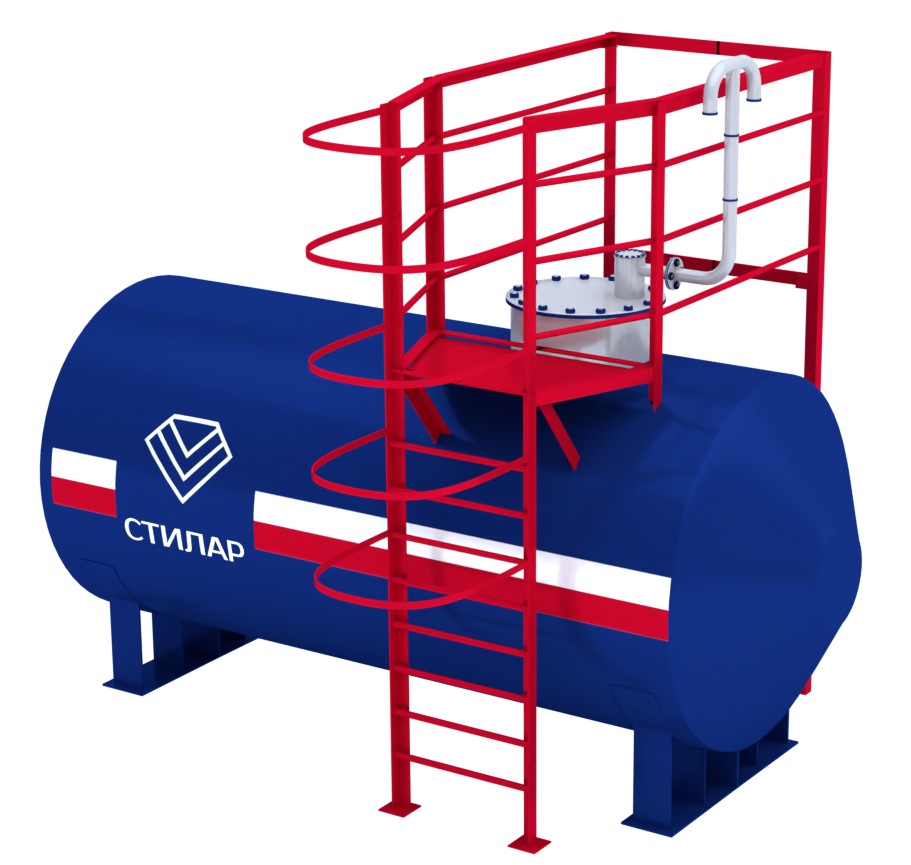 Горизонтальный резервуар РГСН для ГСМ 50 м³ от завода-производителя