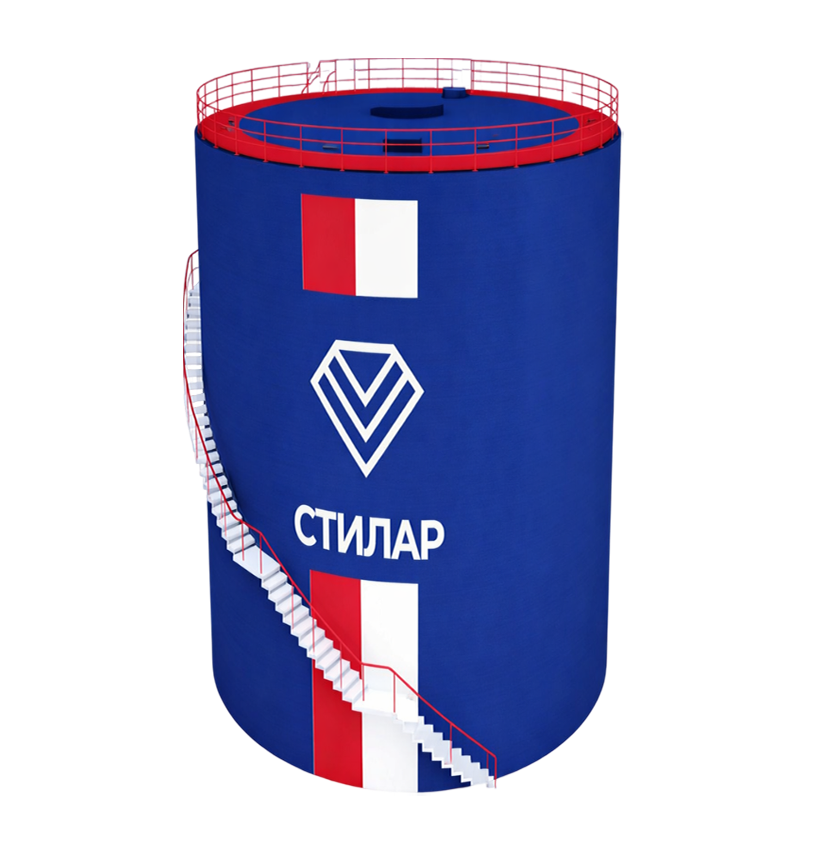 Цельносварной резервуар РВС для мазута 20 м³ от завода-производителя