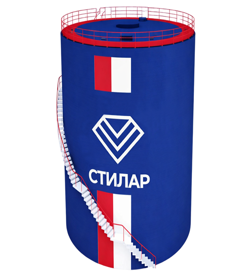 Цельносварной резервуар РВС для масла 5 м³ от завода-производителя